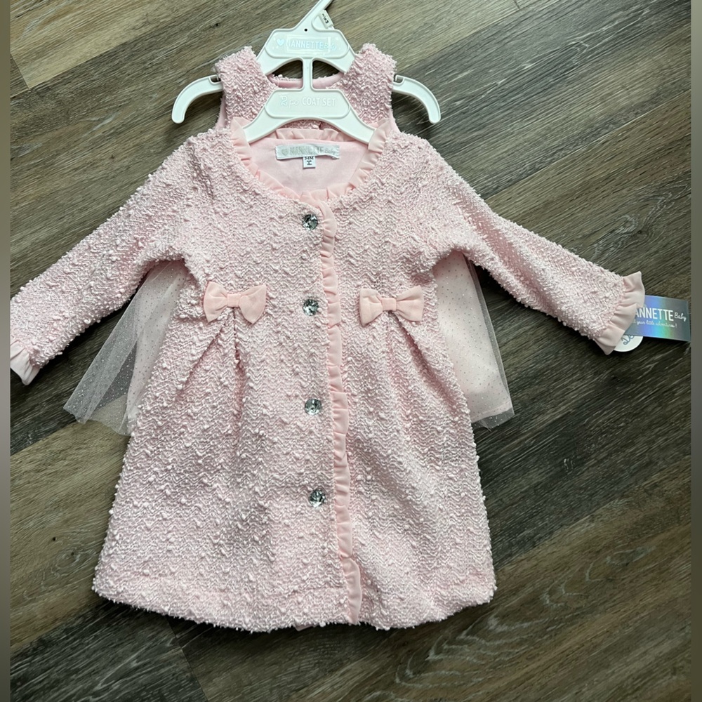 3-6M Dress and Coat for Easter